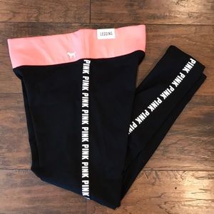 Medium VS Pink yoga leggings